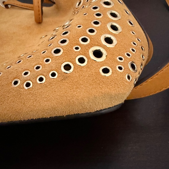 Michael Kors Cary Marigold SM Bucket Bag Leather Suede - Picture 14 of 16